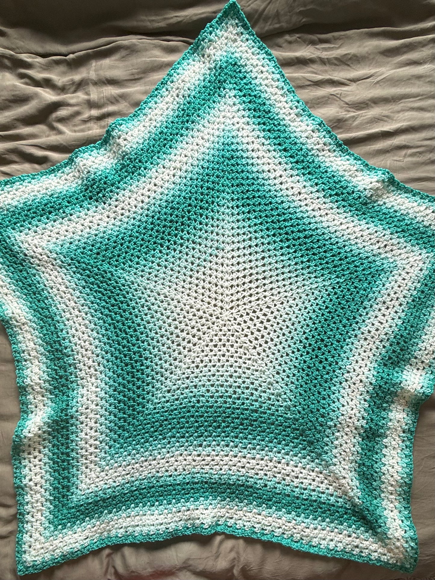 One of One - Seafoam Star Blanket