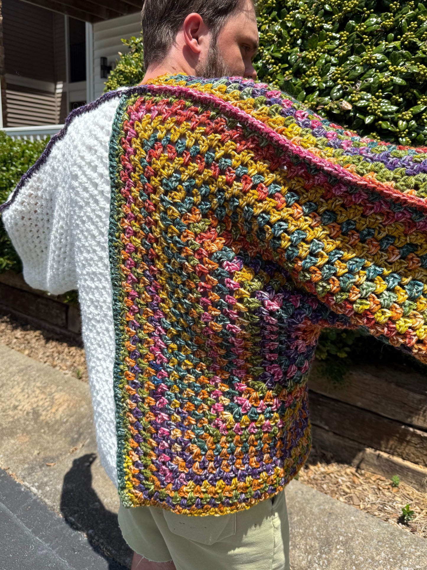 One of One - Rainbow Hexagon Pullover