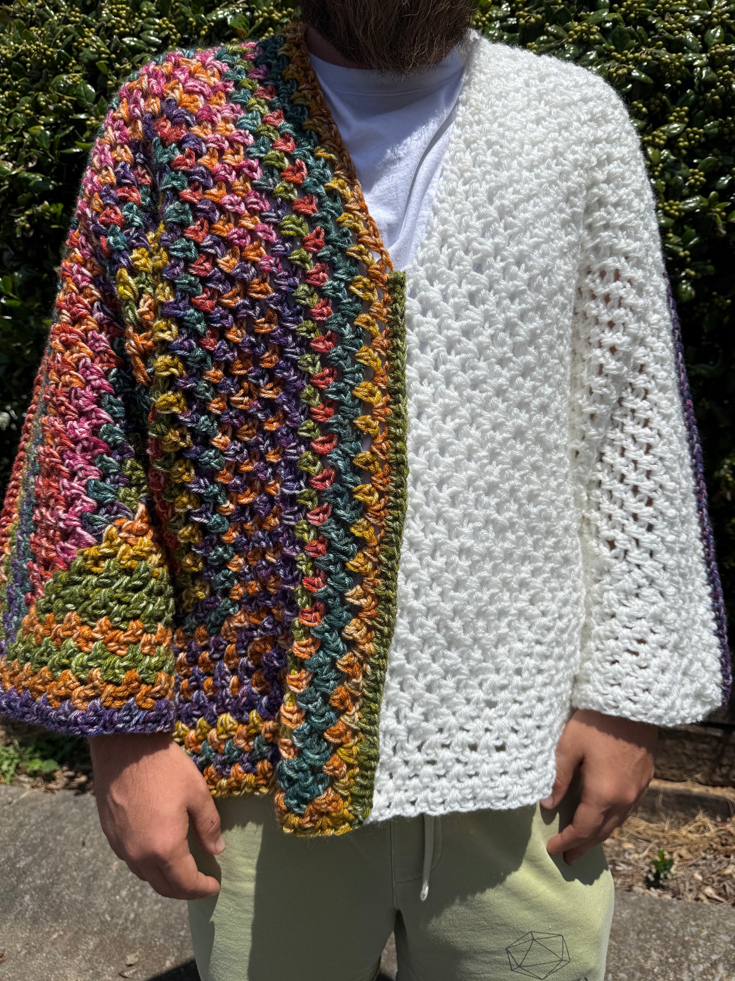 One of One - Rainbow Hexagon Pullover