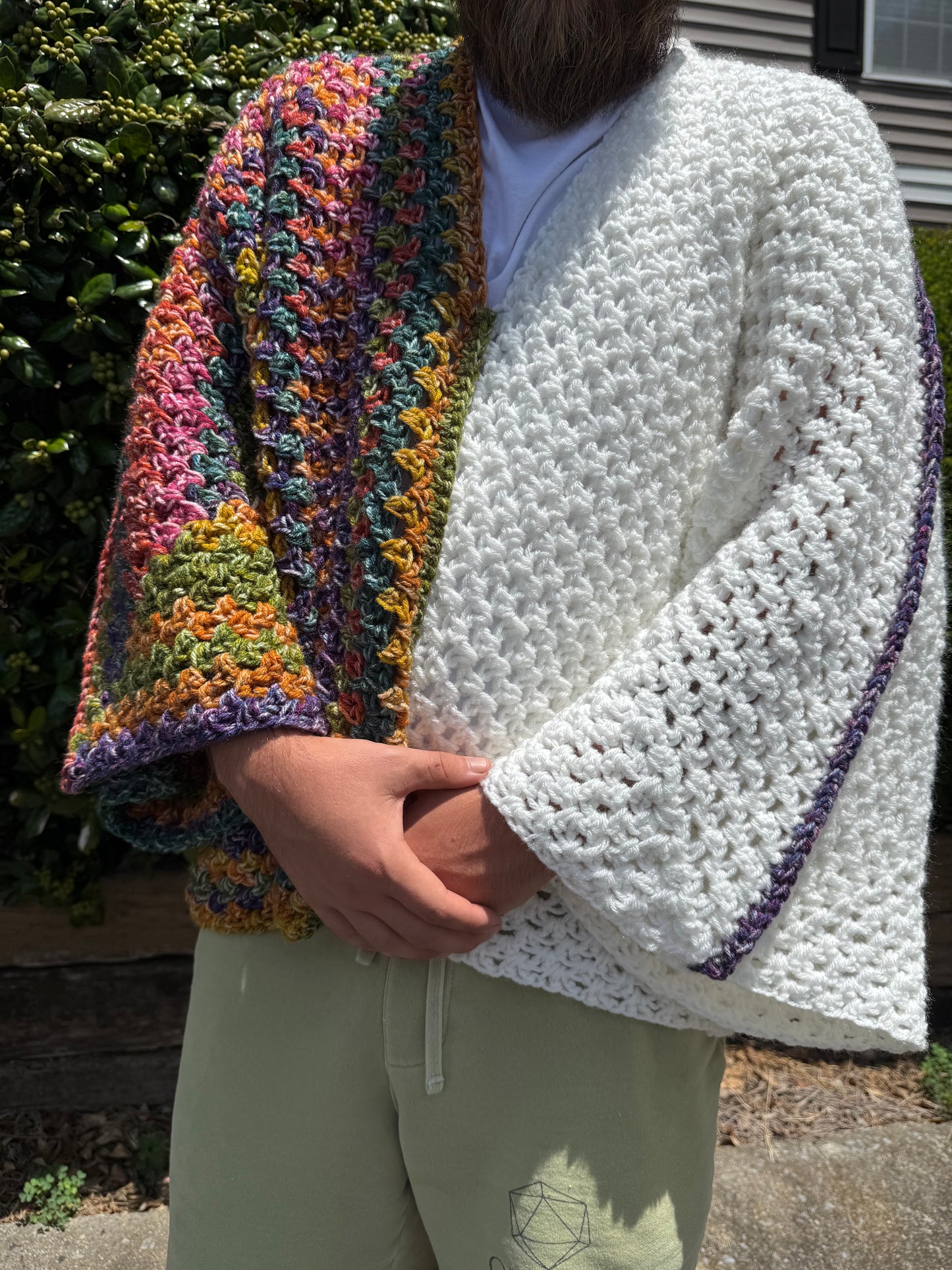 One of One - Rainbow Hexagon Pullover