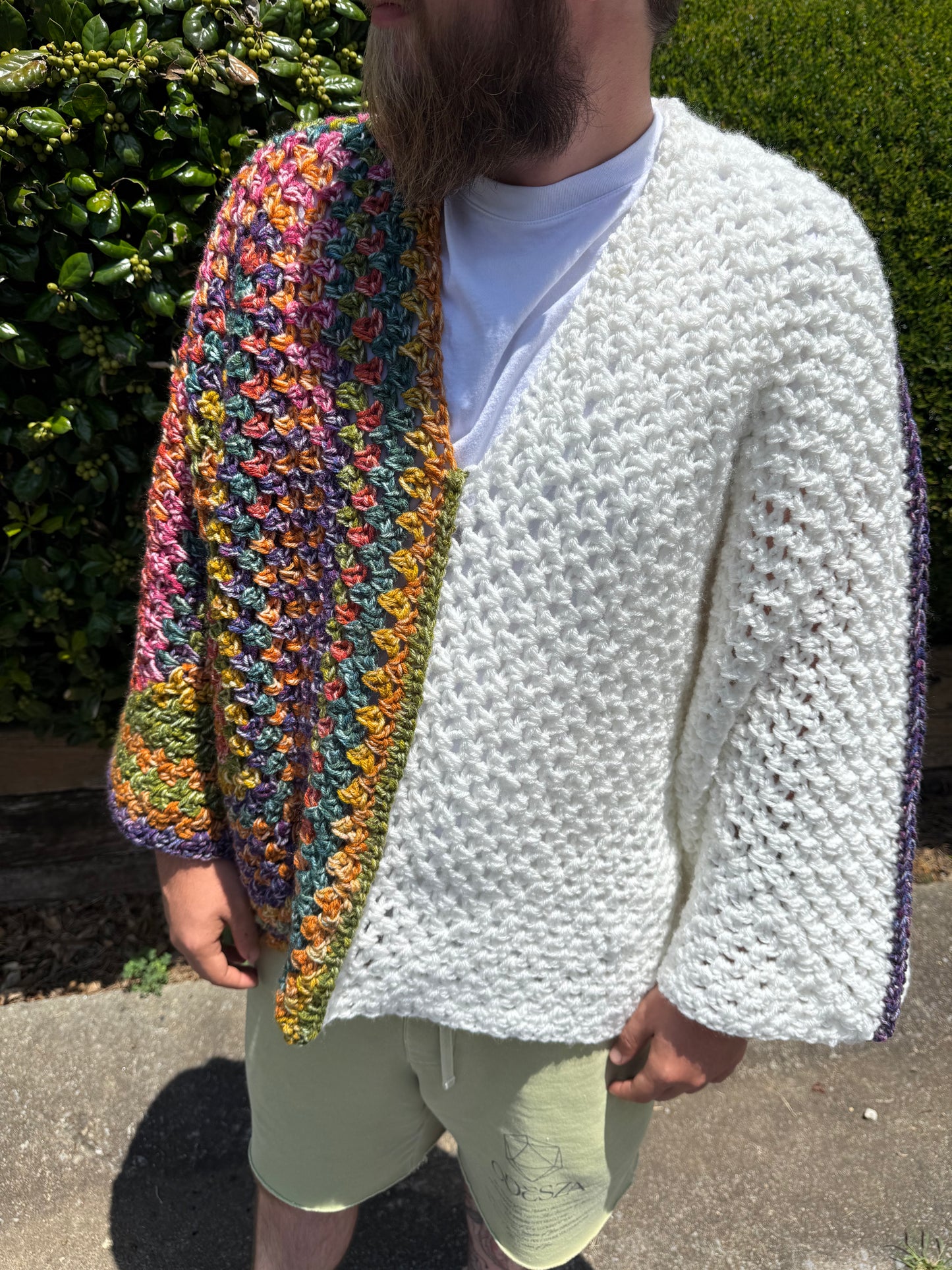 One of One - Rainbow Hexagon Pullover