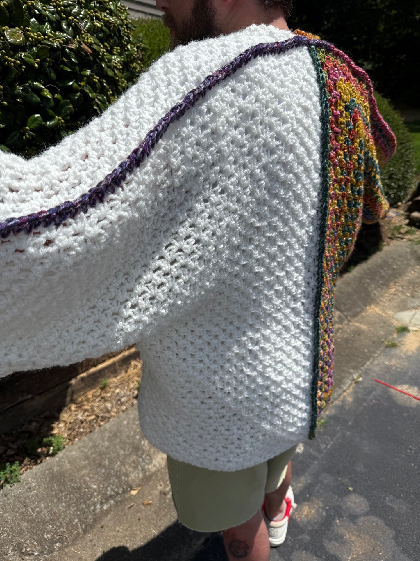 One of One - Rainbow Hexagon Pullover
