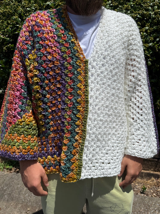One of One - Rainbow Hexagon Pullover